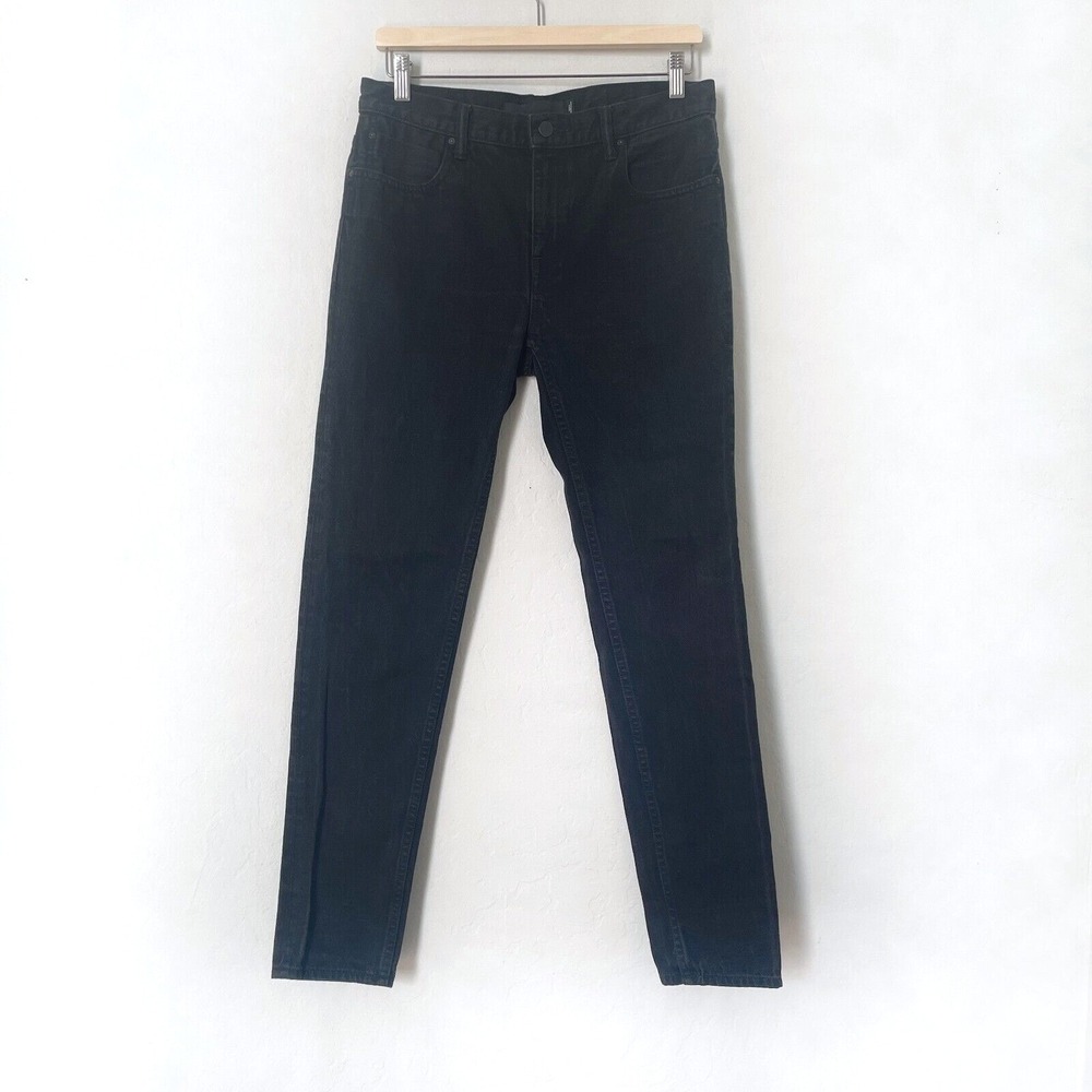 Alexander Wang X Denim Wang 002 Straight Leg Jeans Black Wash Size 27
